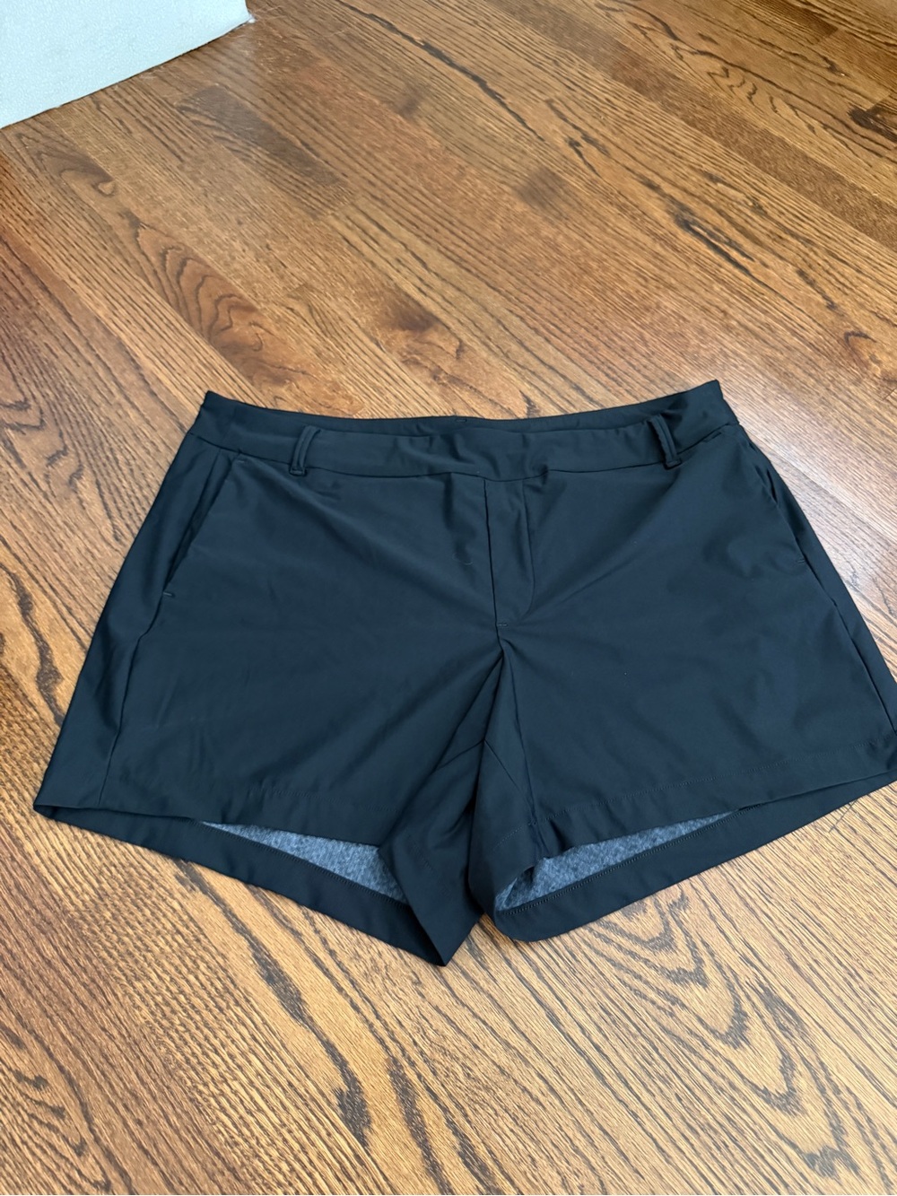 SPANX Black Athletic Shorts with Clean Waistband